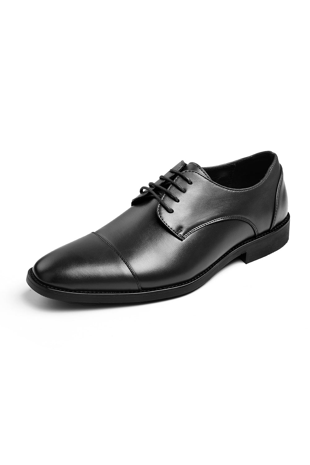 Dress Shoes in PU Leather with Pointed Toe Lace - up