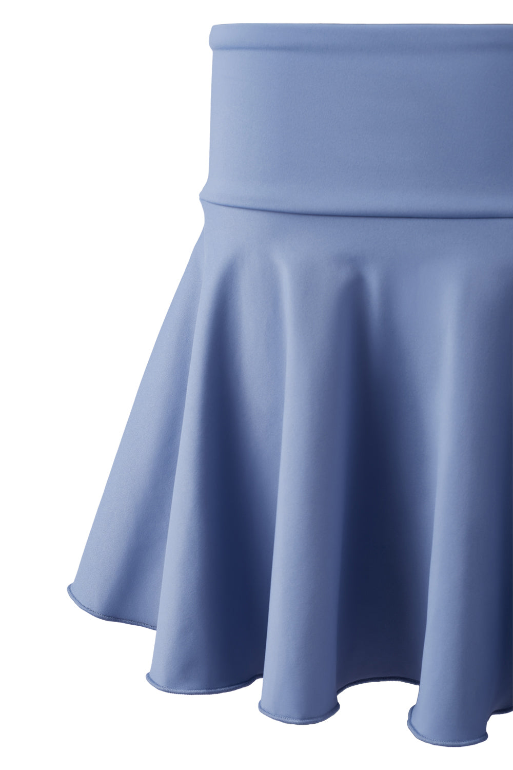 High - waisted Pleated Mini Skirt in Skort Style