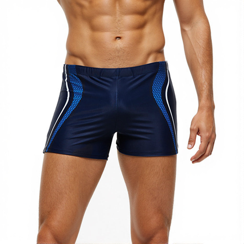 Men's Boxer Swim Shorts with Dot Prints