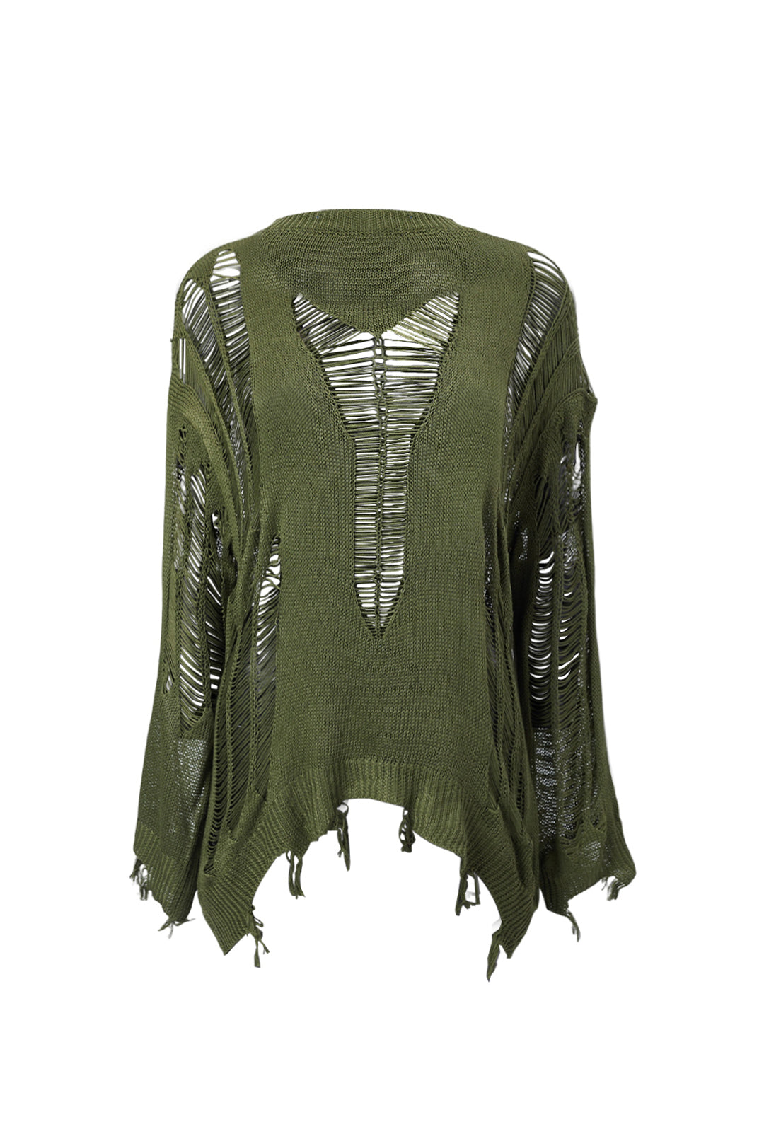 Oversized Cutout Knitted Jumper