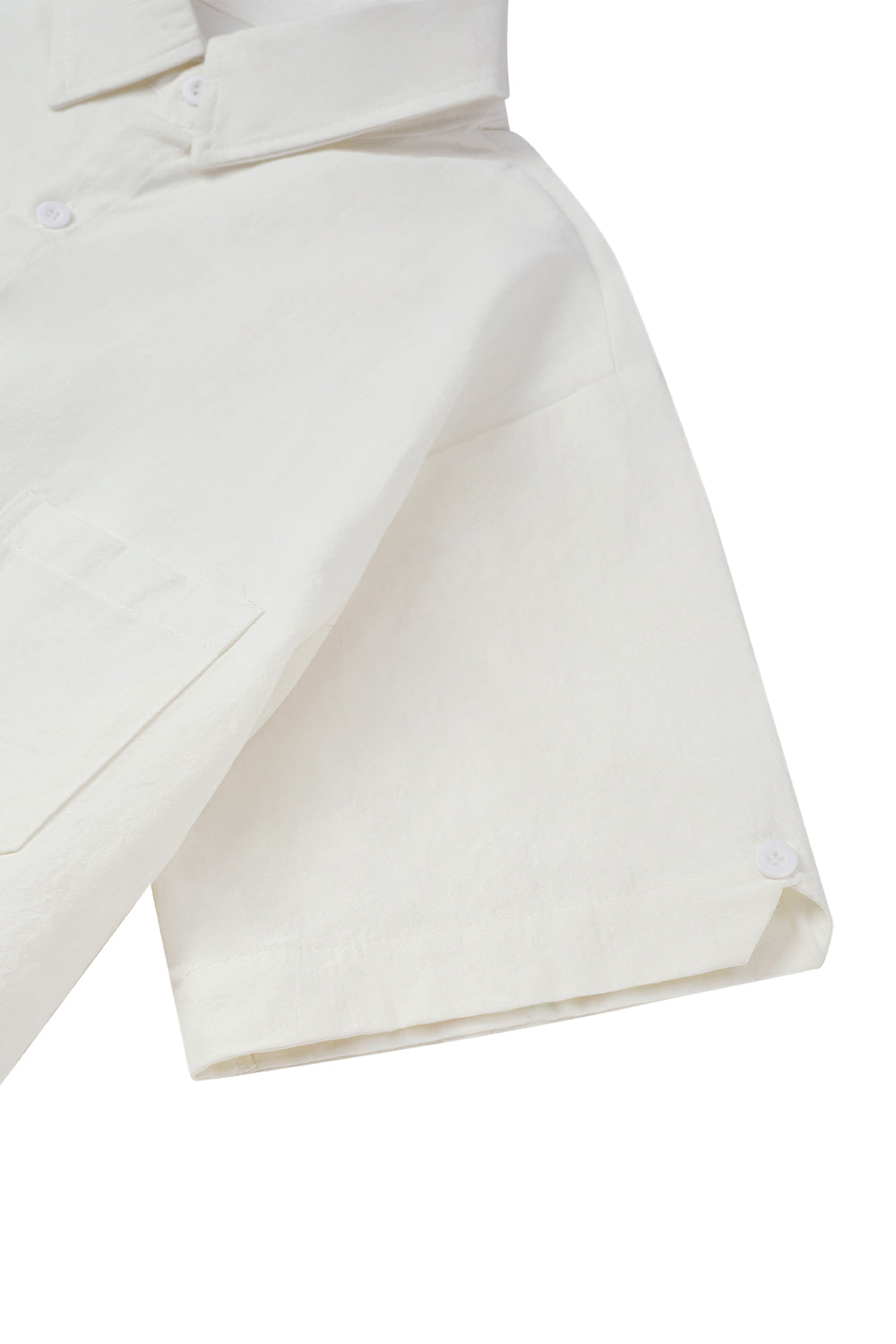 Men's Cotton Short sleeve Shirt in Solid Color