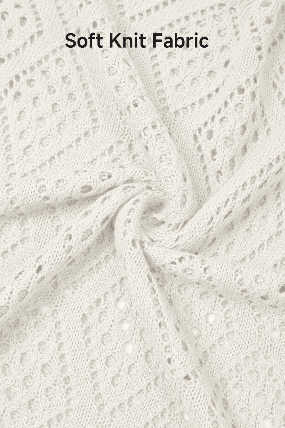 Solid Color Cutout Knit Top