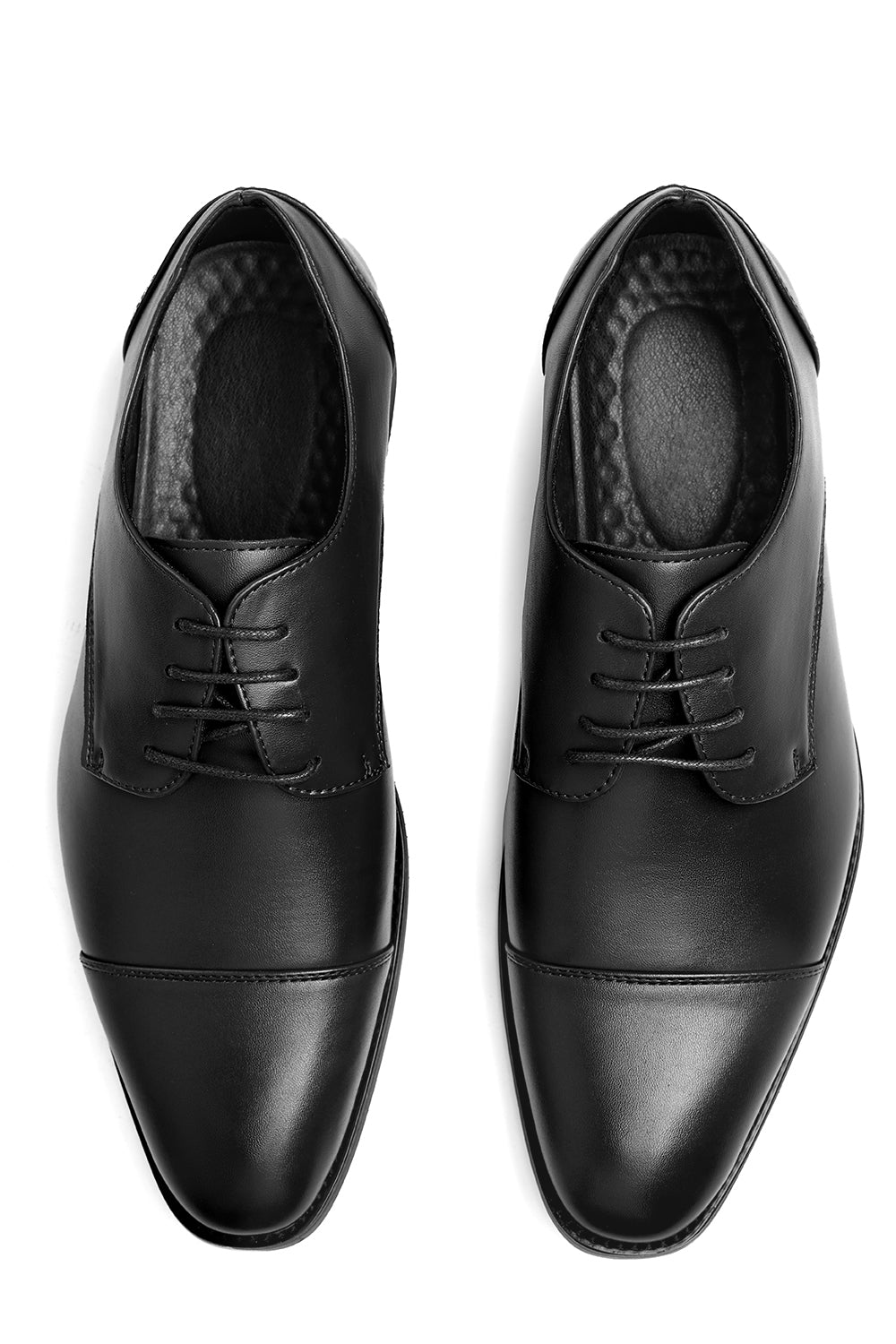 Dress Shoes in PU Leather with Pointed Toe Lace - up