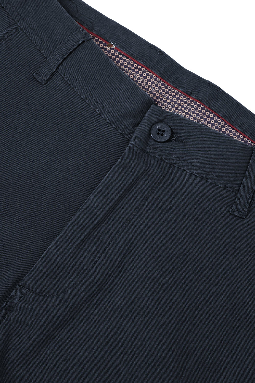 Straight Leg Chinos Trousers for Business Casual