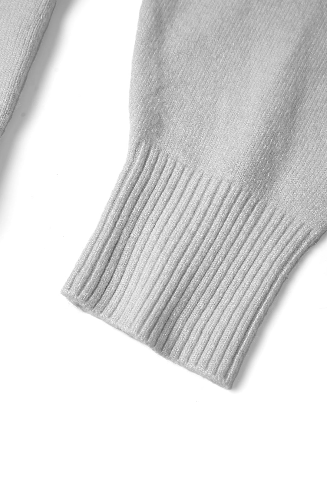 V-Neck Single Breasted Knit Cardigan