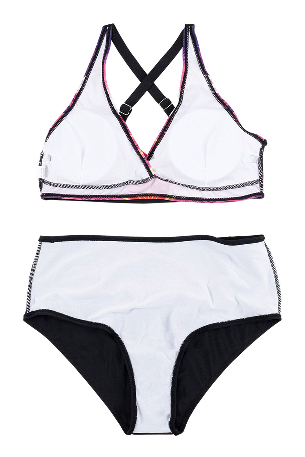 Women Two Piece V-Neckline Bikini Swimsuit