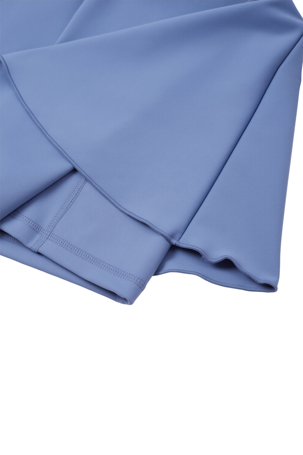 High - waisted Pleated Mini Skirt in Skort Style