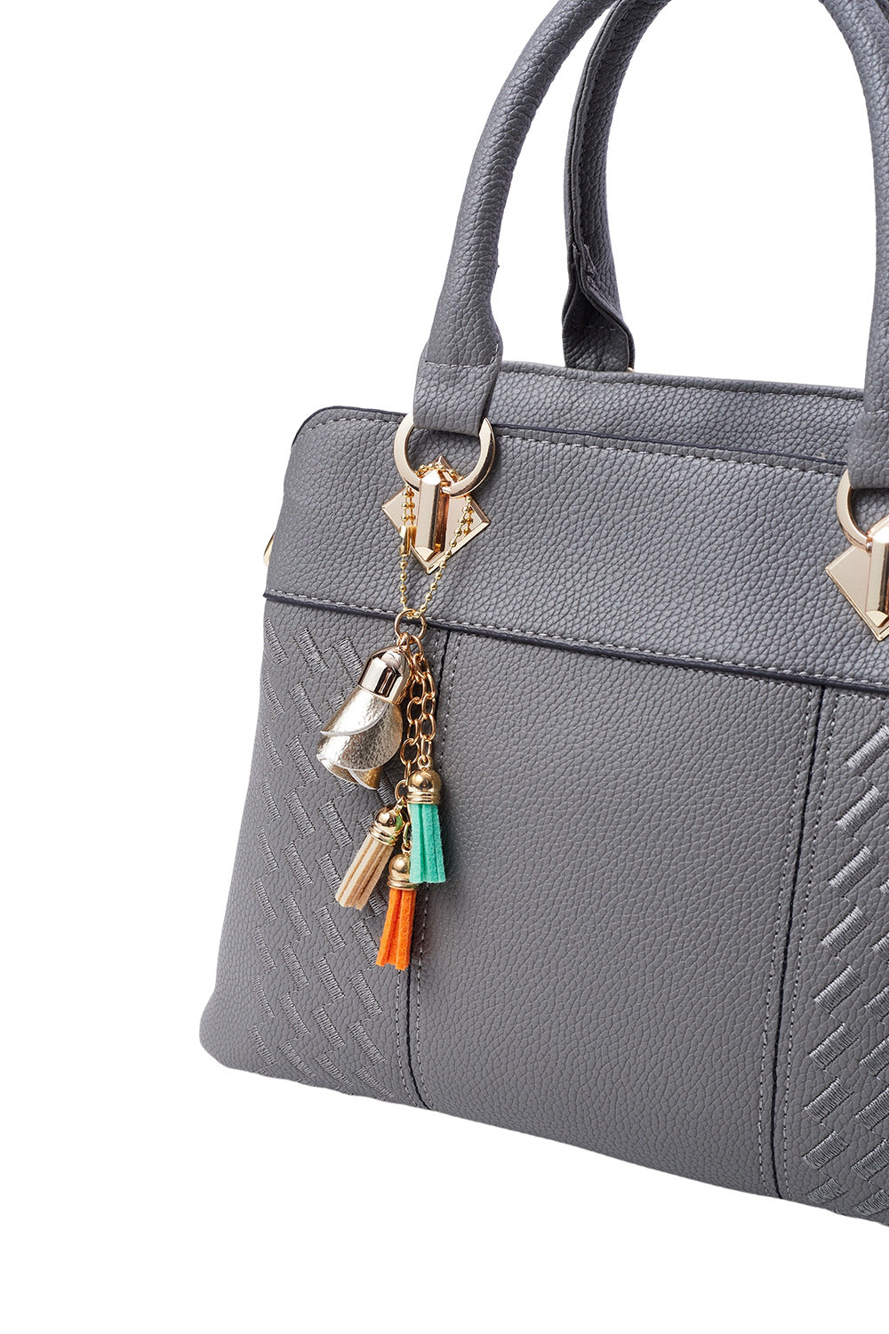 Large-capacity Tote Shoulder Bag with PU Leather