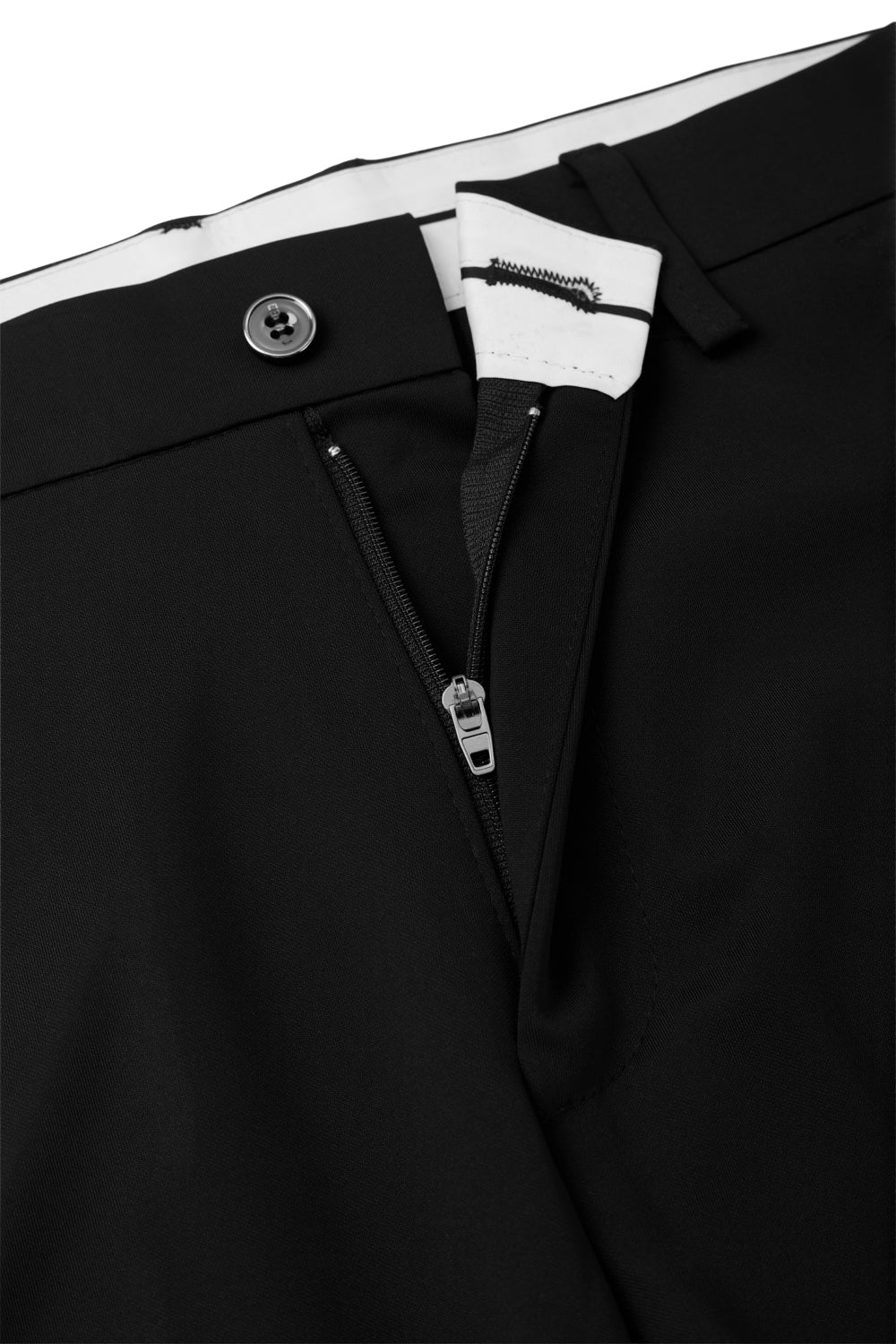 Casual Trousers in Loose Style with Hanging Sense