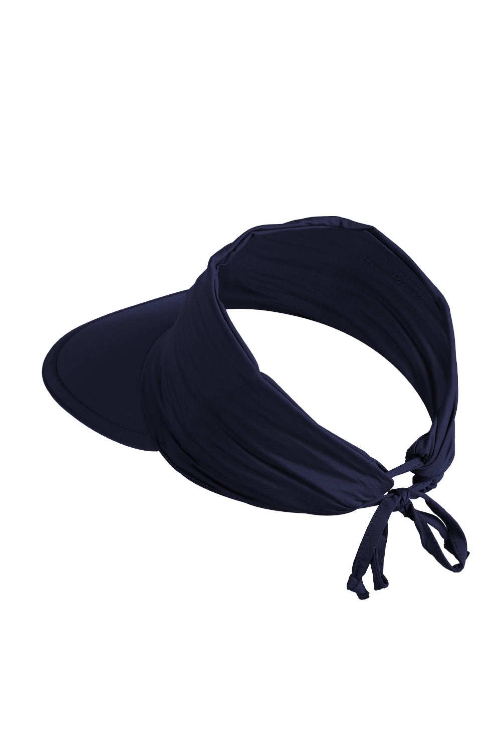 Portable Solid - color Sun Hat with an Open - top Design