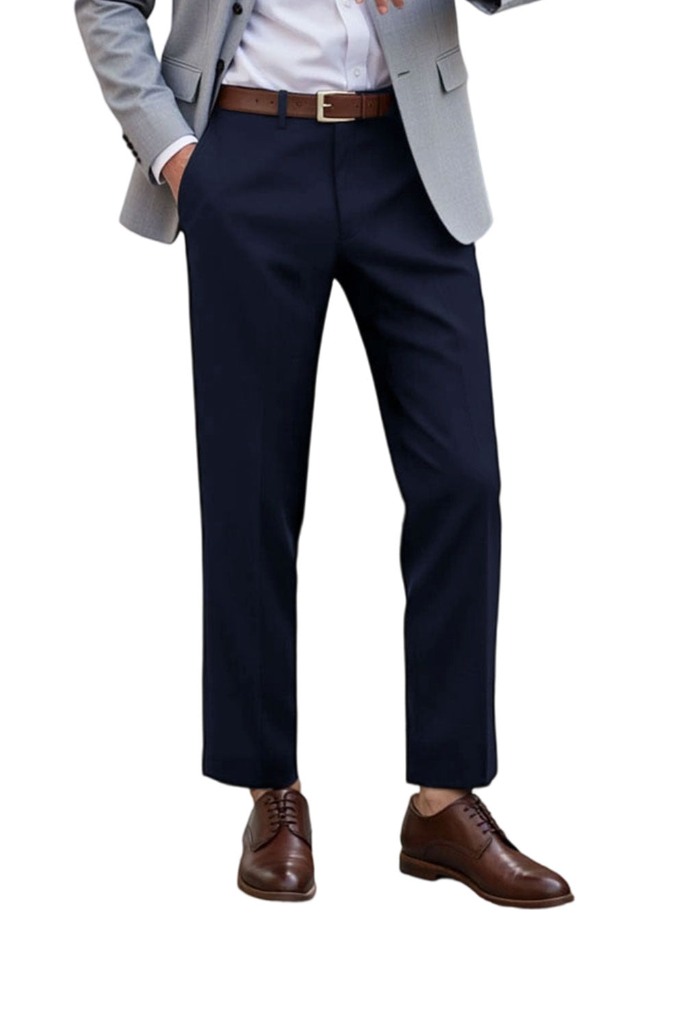 Casual Trousers in Loose Style with Hanging Sense