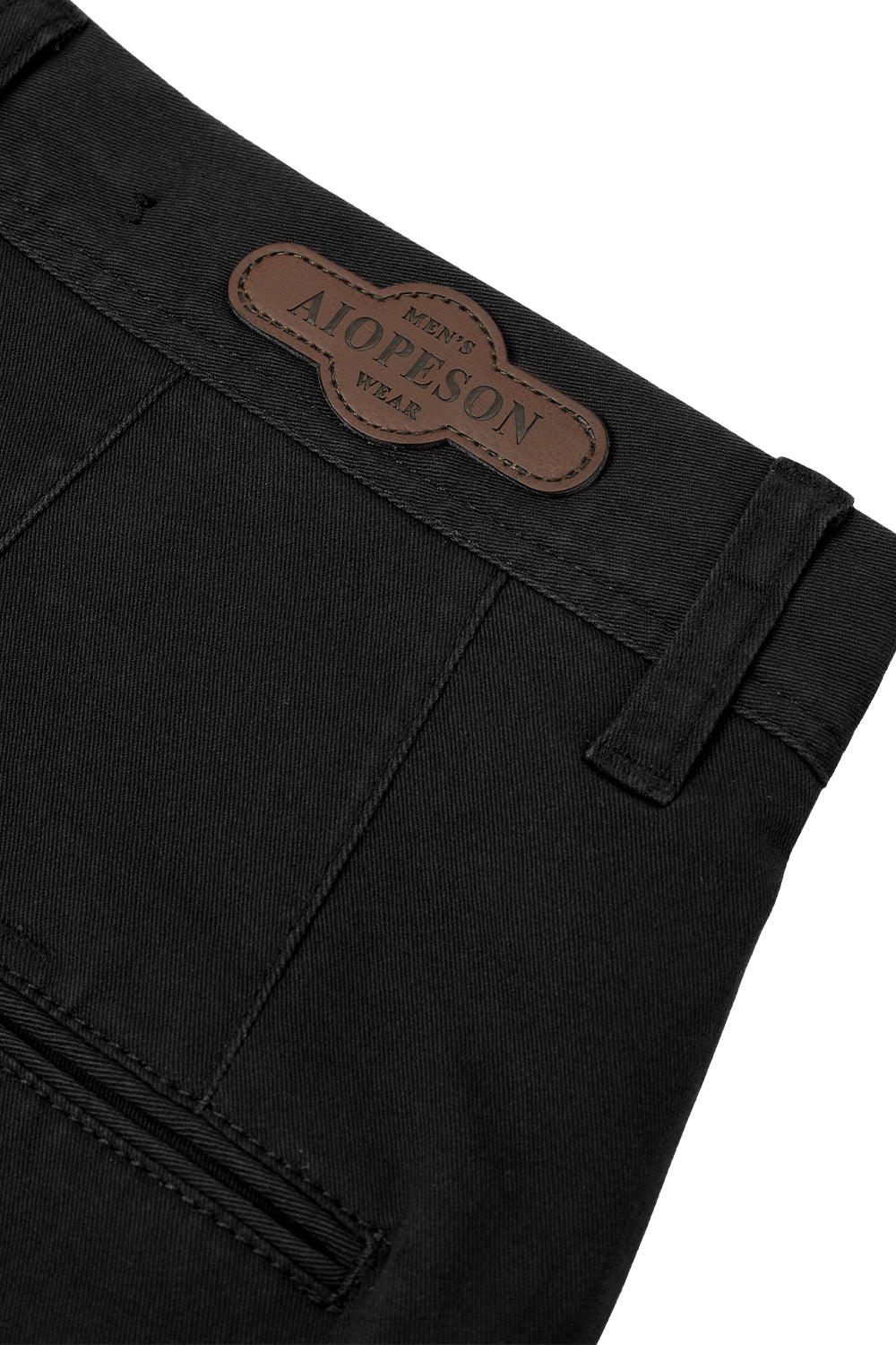 Straight Leg Chinos Trousers for Business Casual