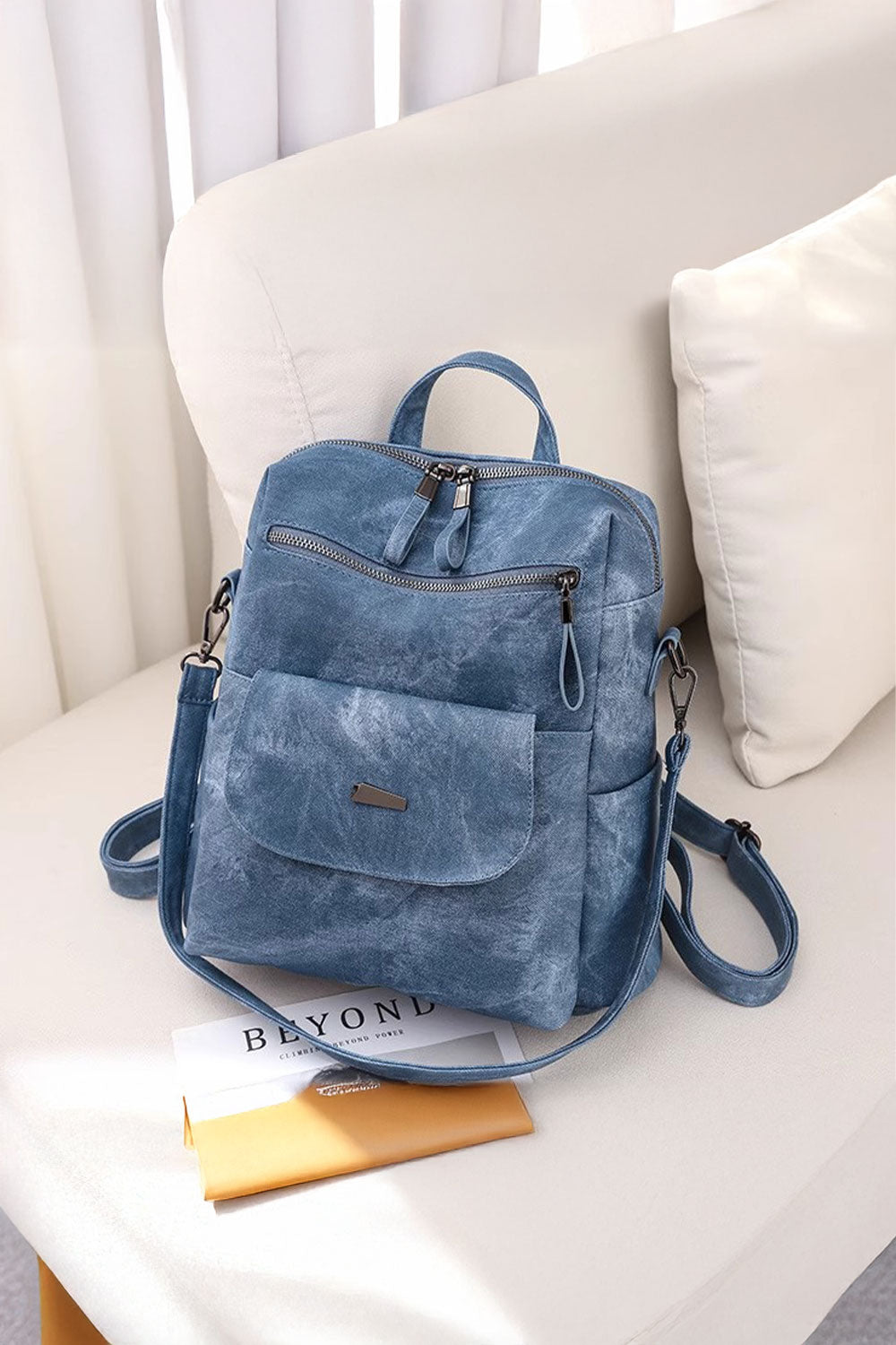 Vintage PU Leather Backpack