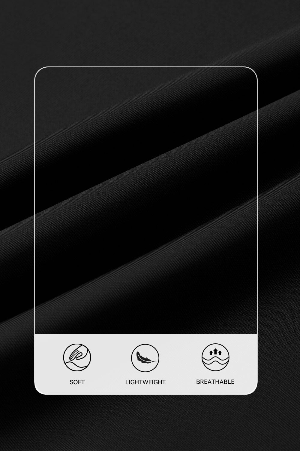 Casual Trousers in Loose Style with Hanging Sense