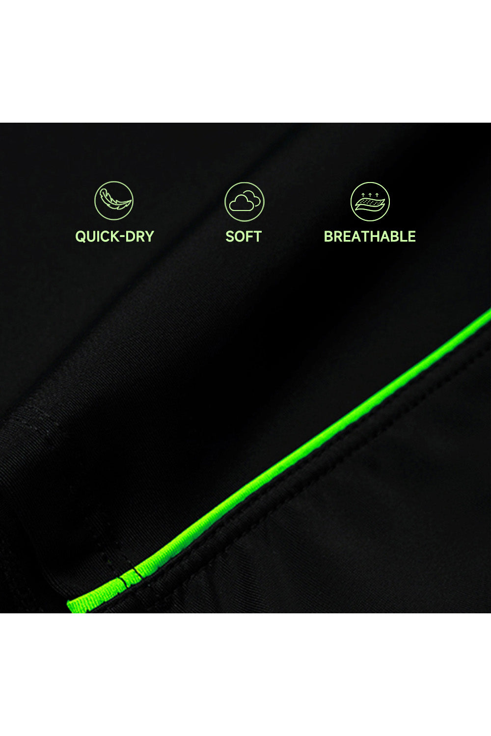 Men's Swim Shorts with Side Colorful Lines