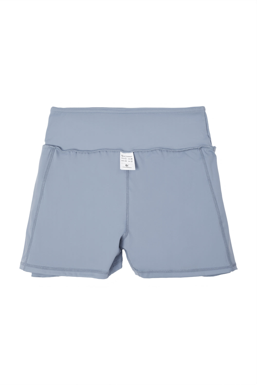 High - waisted Pleated Mini Skirt in Skort Style