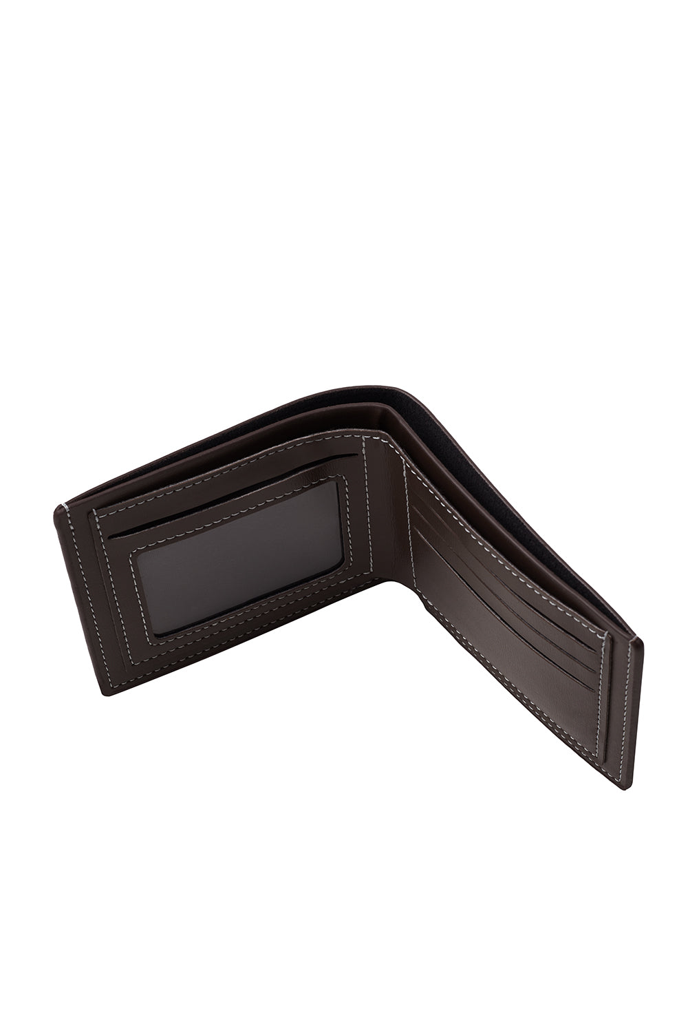 Leather Bi - fold Wallet in Short - horizontal