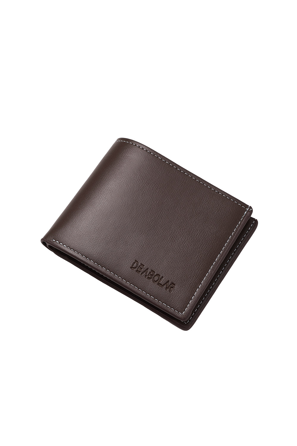 Leather Bi - fold Wallet in Short - horizontal