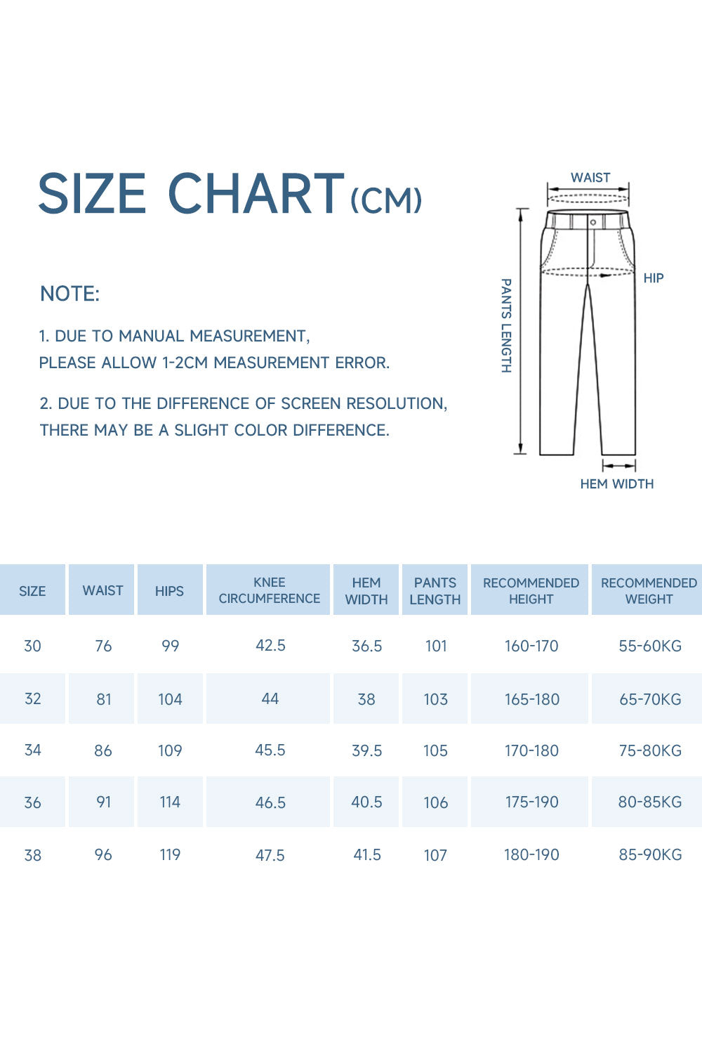 Casual Trousers in Loose Style with Hanging Sense