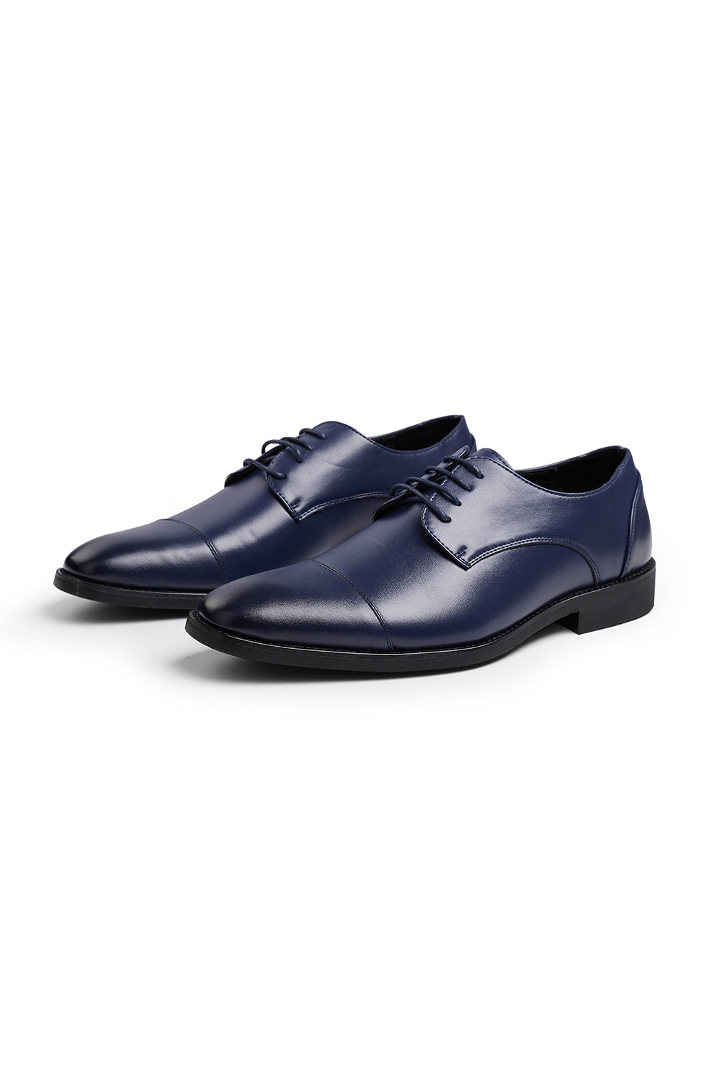 Dress Shoes in PU Leather with Pointed Toe Lace - up