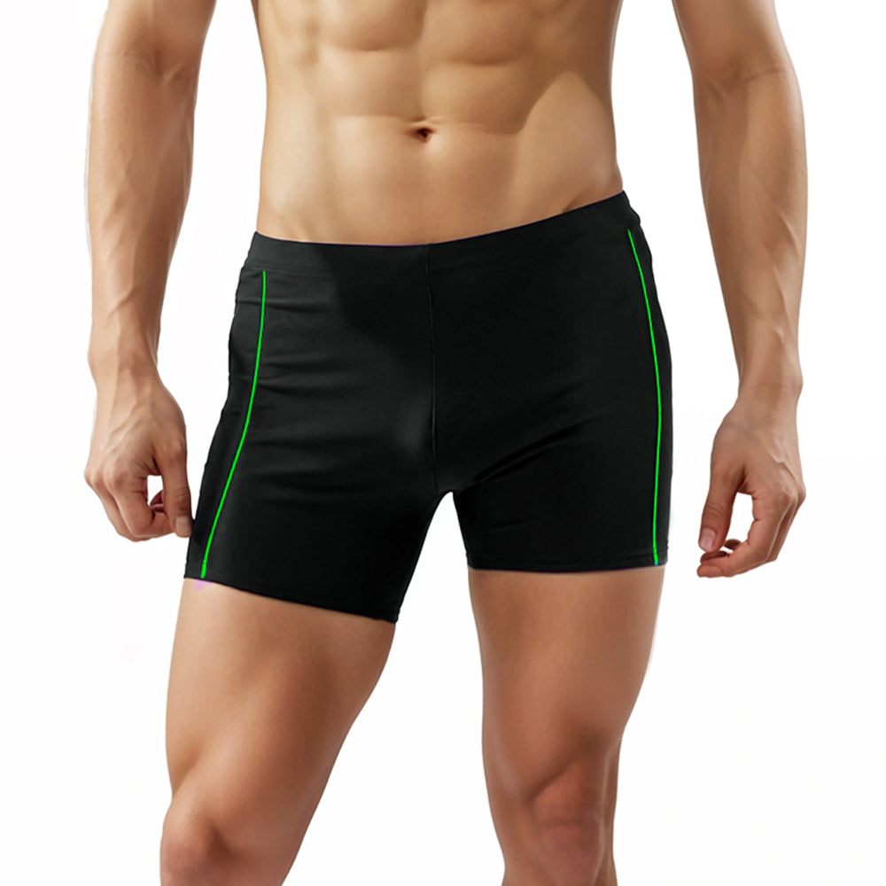 Men's Swim Shorts with Side Colorful Lines