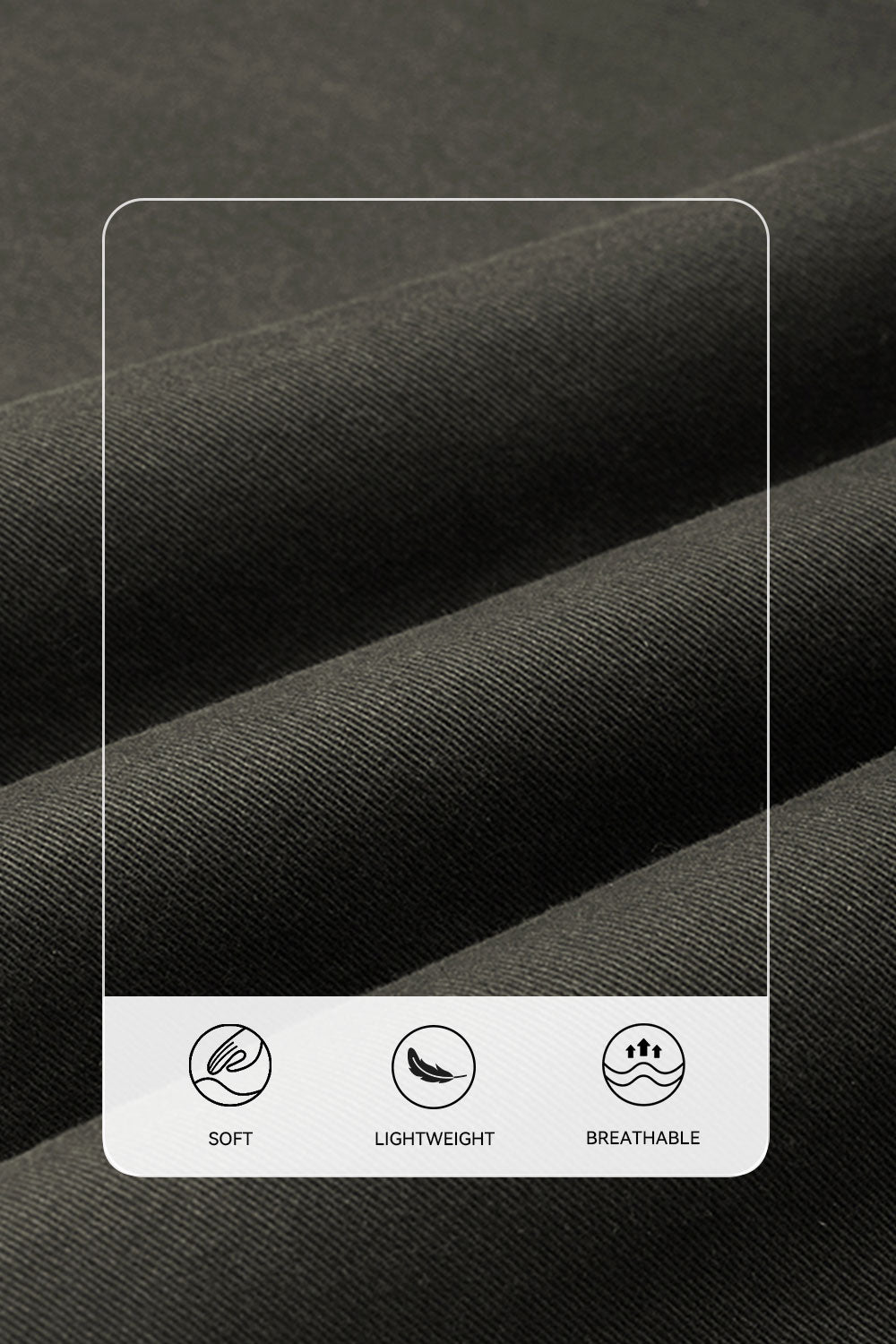 Straight Leg Chinos Trousers for Business Casual