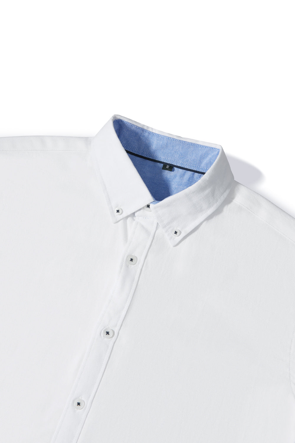 lim Fit Long Sleeve Shirts with Button - down Collar
