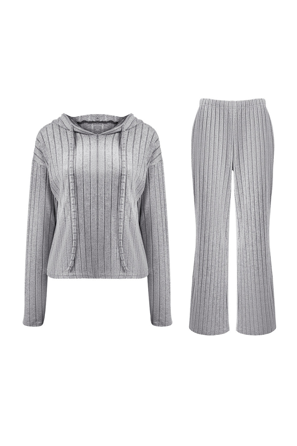 Knit Striped Loungewear Set