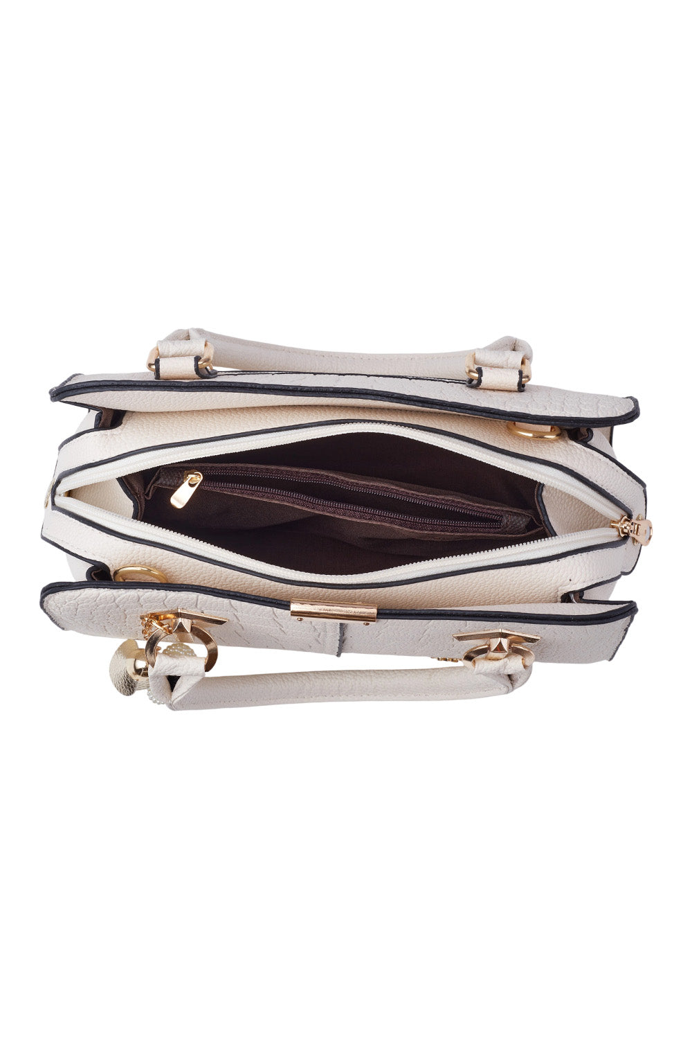 Fashion handbag with crocodile pattern design and PU material