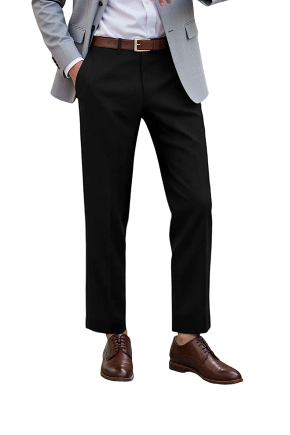 Casual Trousers in Loose Style with Hanging Sense