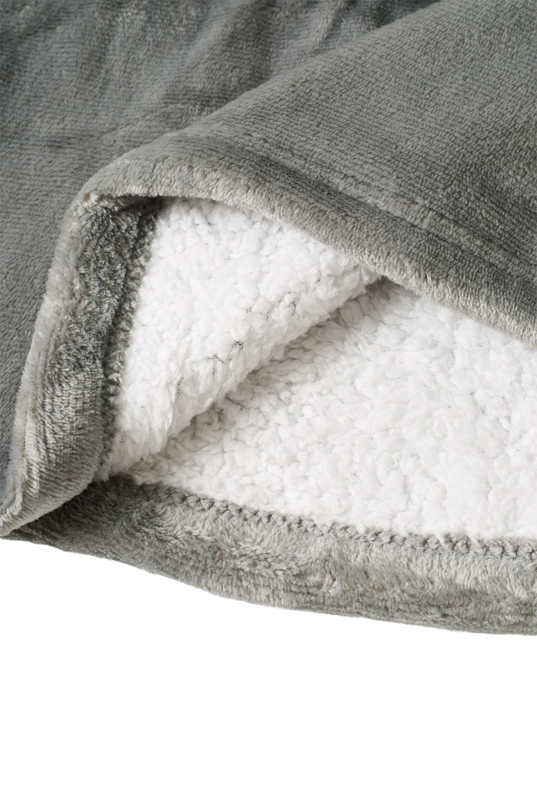 Zip Neck Fleece Dressing Gown