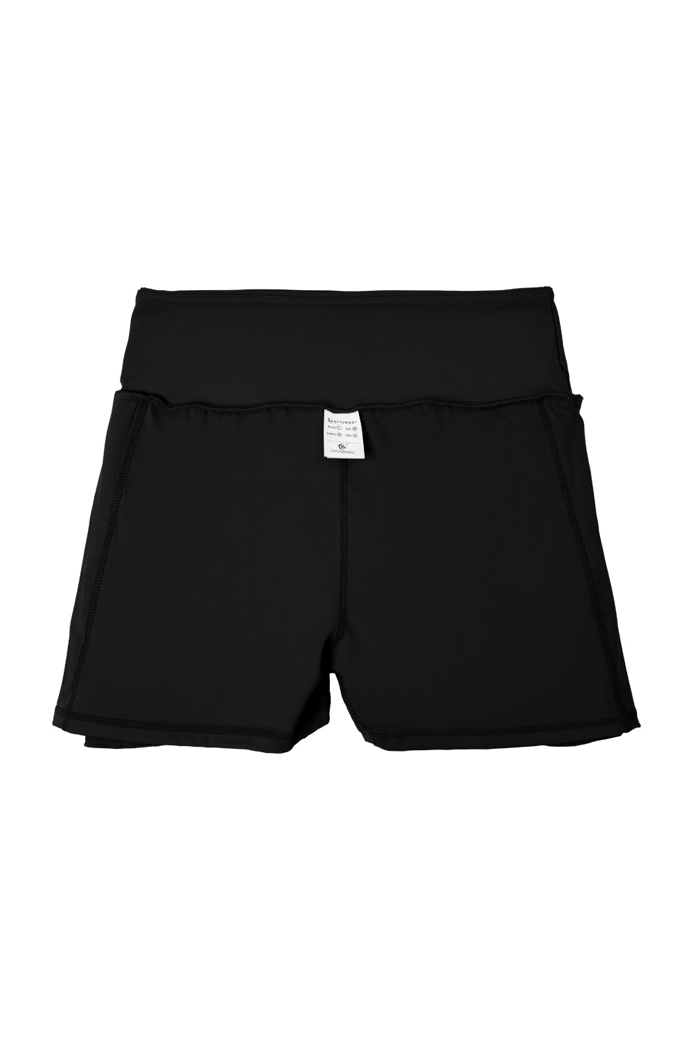 High - waisted Pleated Mini Skirt in Skort Style