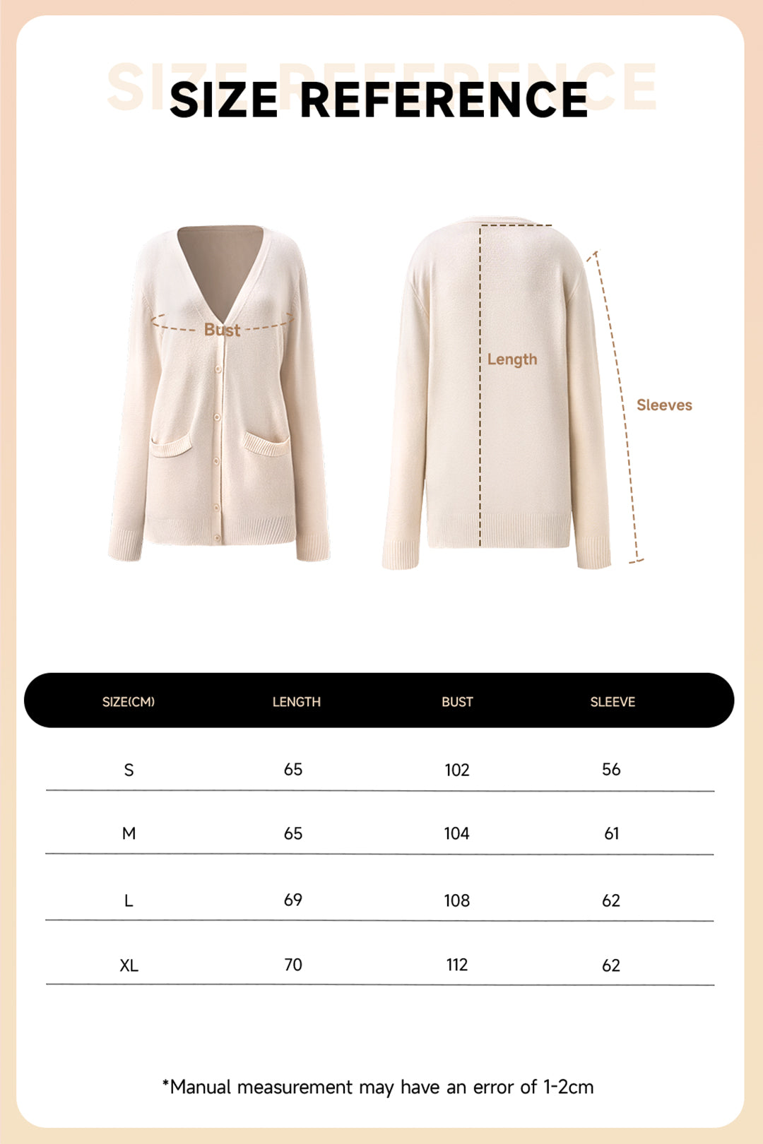 V-Neck Single Breasted Knit Cardigan