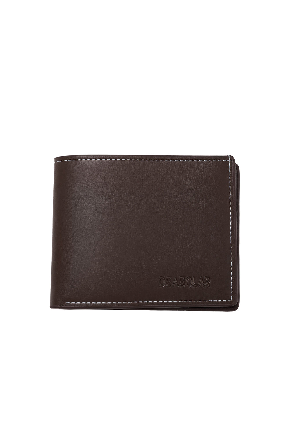 Leather Bi - fold Wallet in Short - horizontal