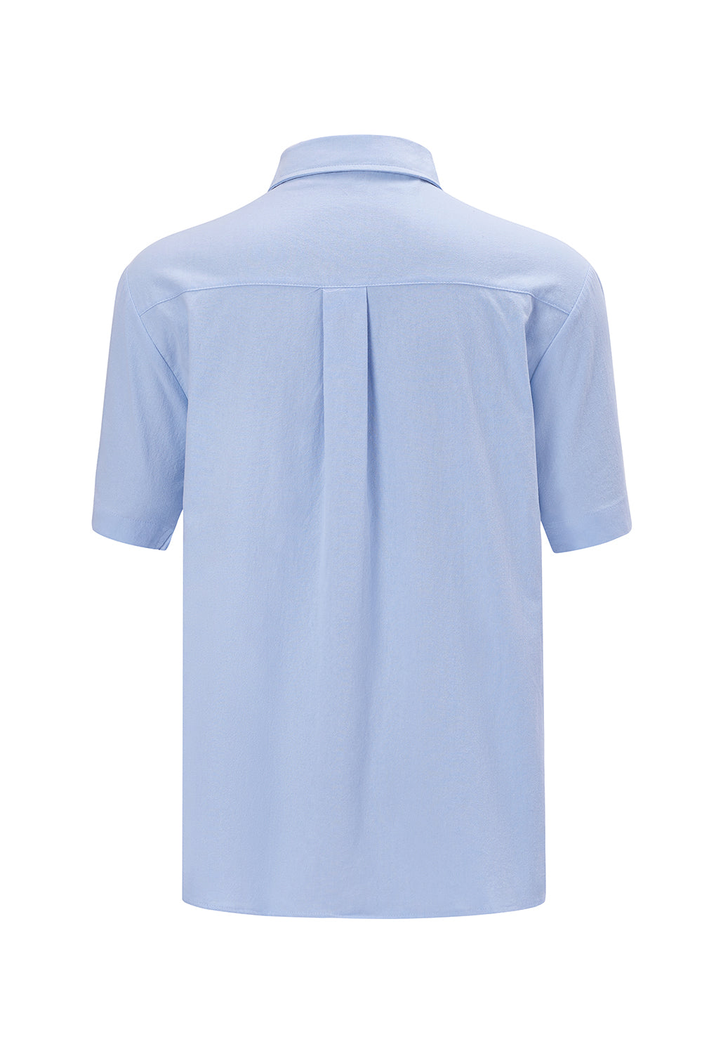 Men's Cotton Short sleeve Shirt in Solid Color