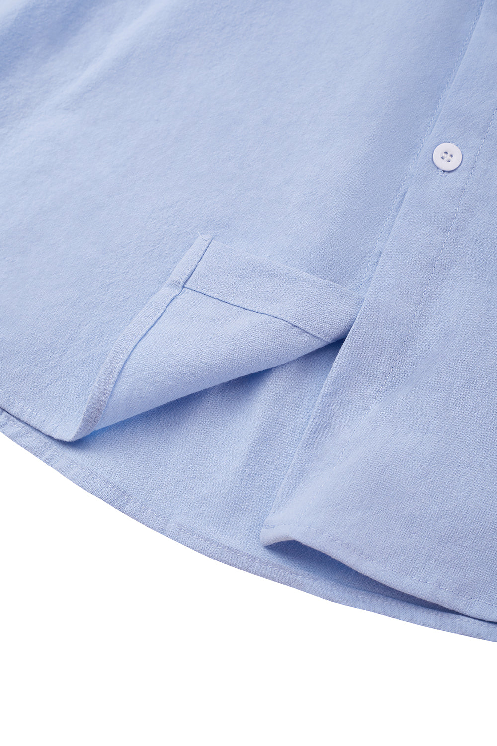 Men's Cotton Short sleeve Shirt in Solid Color