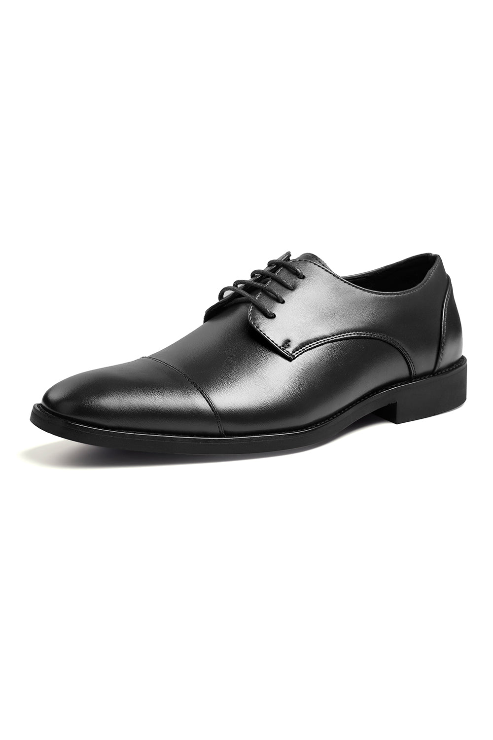 Dress Shoes in PU Leather with Pointed Toe Lace - up