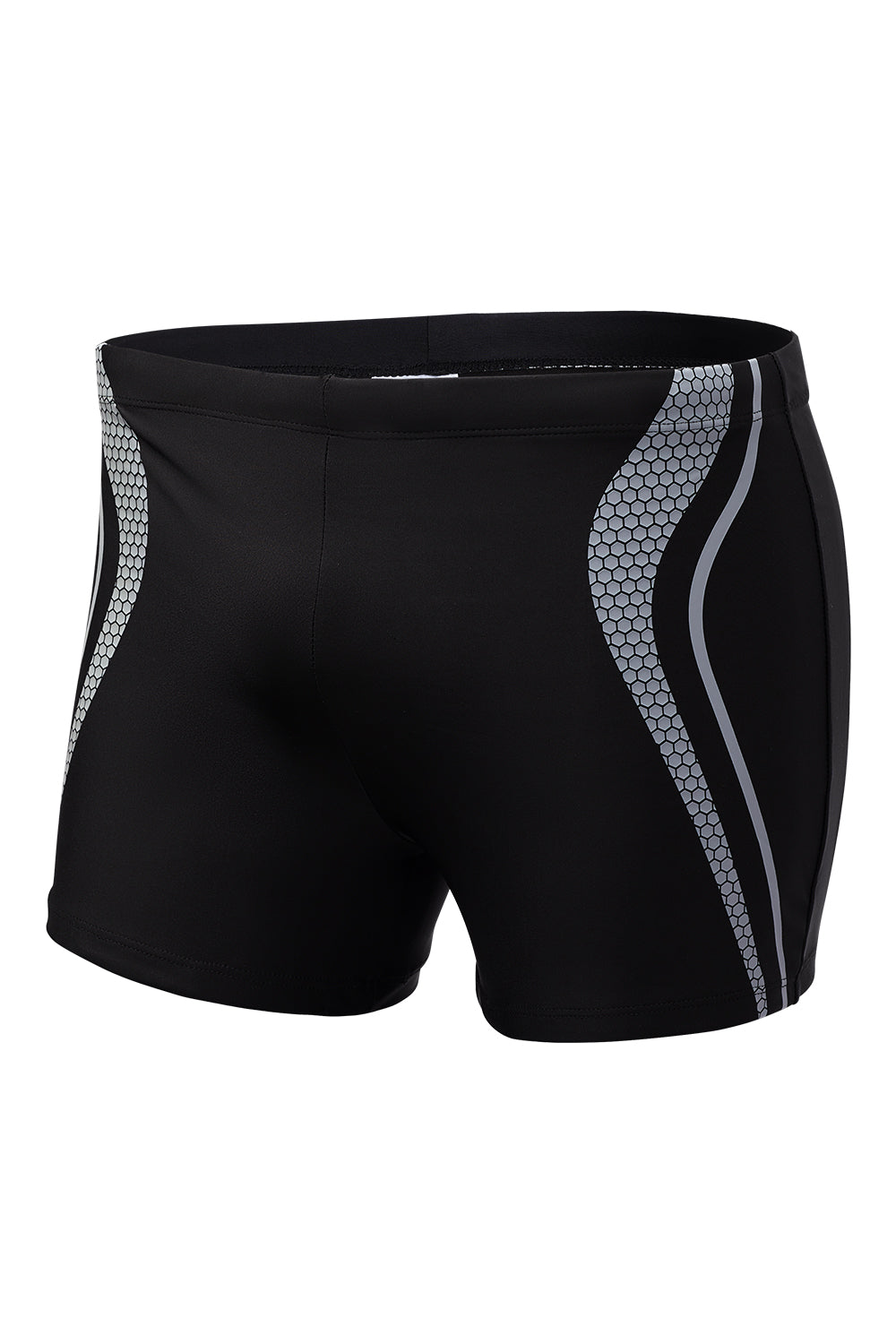 Men's Boxer Swim Shorts with Dot Prints