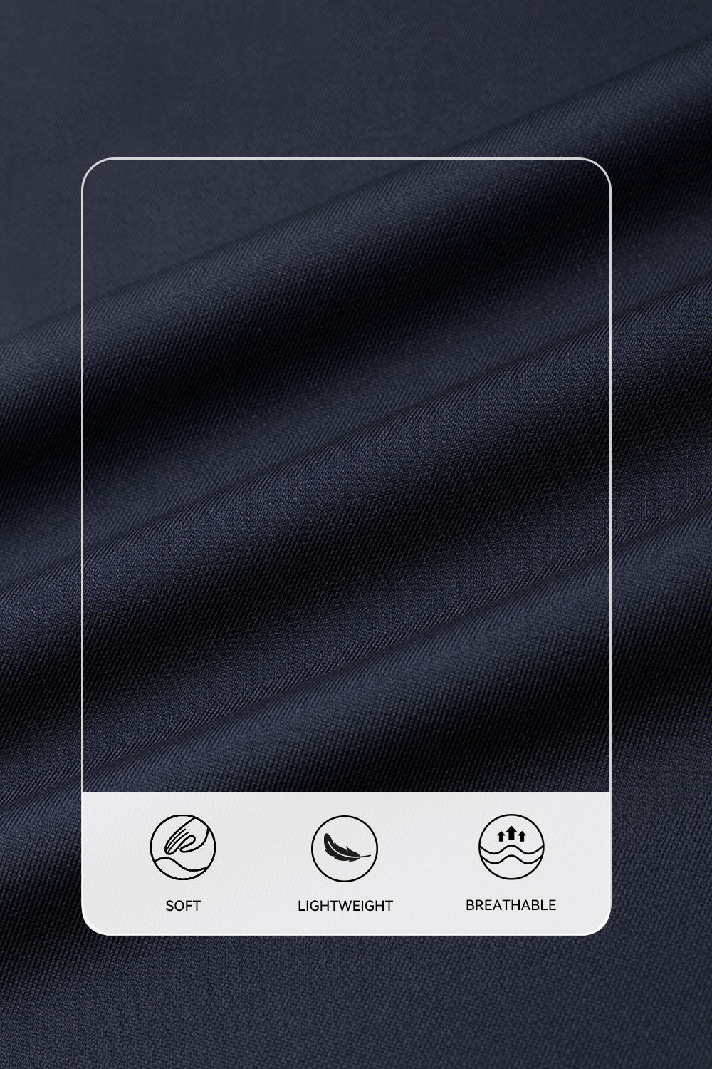 Casual Trousers in Loose Style with Hanging Sense