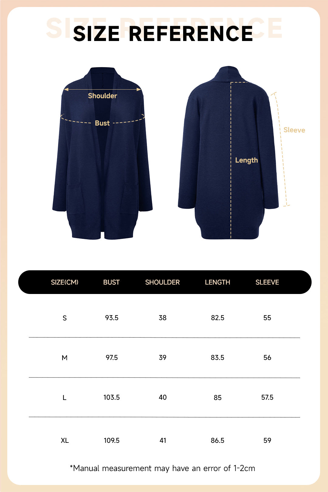 Knit Open Front Cardigan