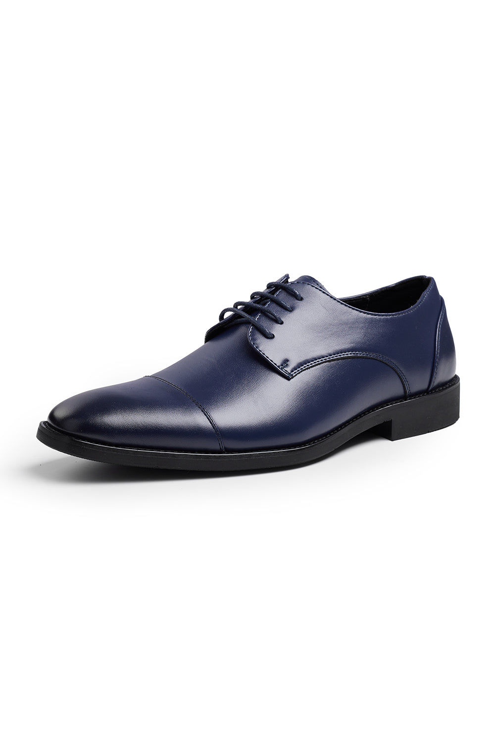 Dress Shoes in PU Leather with Pointed Toe Lace - up