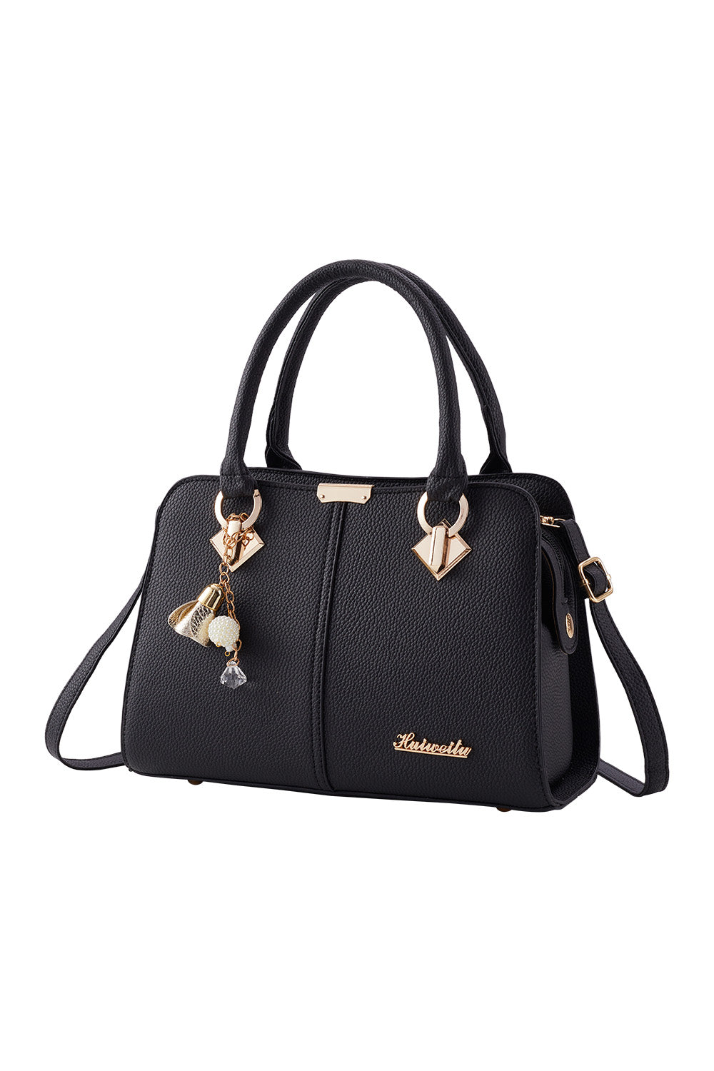 Fashionable Shoulder Tote Bag with Smooth PU Leather Material