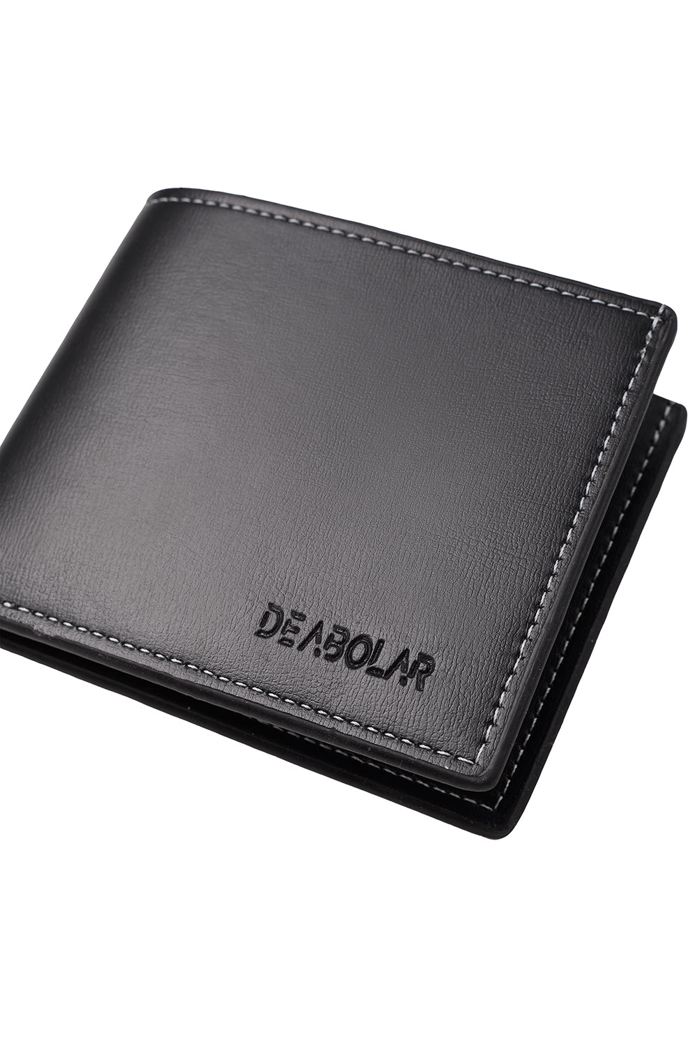 Leather Bi - fold Wallet in Short - horizontal