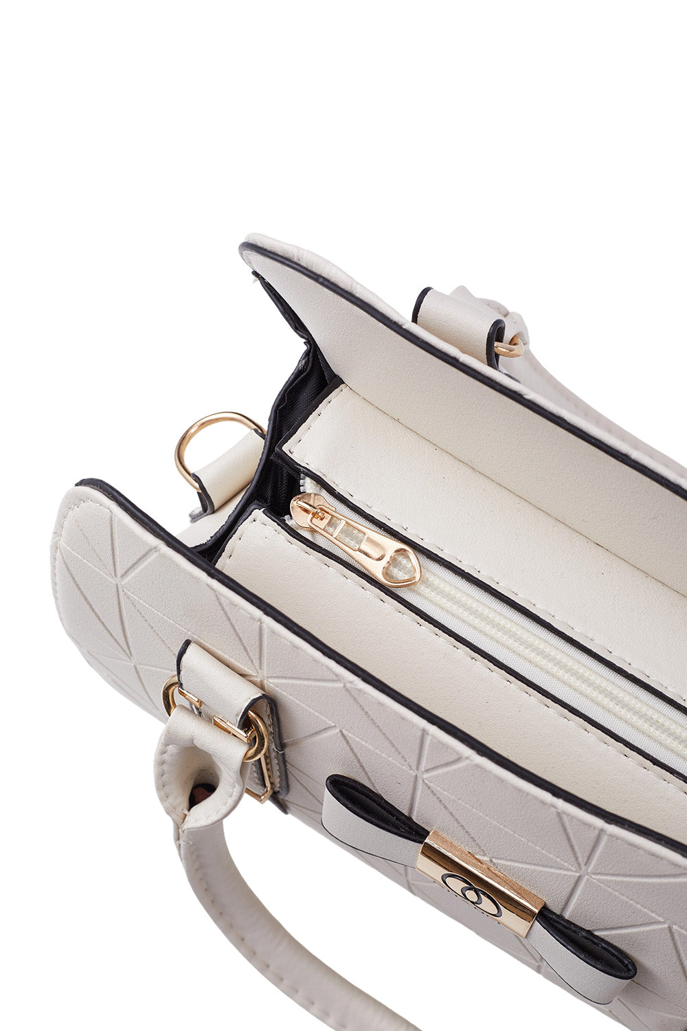 Bowknot Shoulder Tote Bag with PU Leather