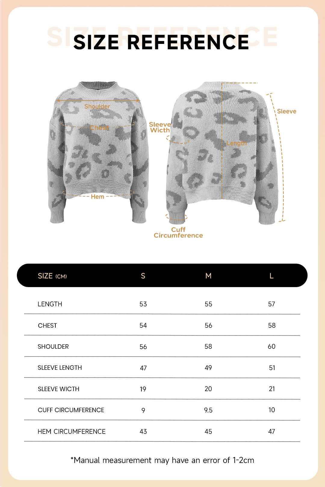 Leopard Print High Neck Jumper