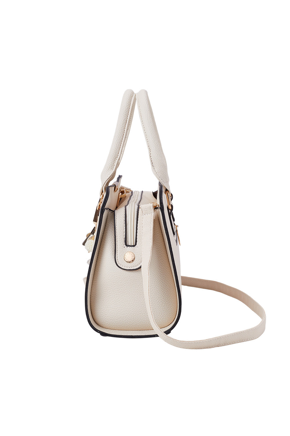 Fashionable Shoulder Tote Bag with Smooth PU Leather Material