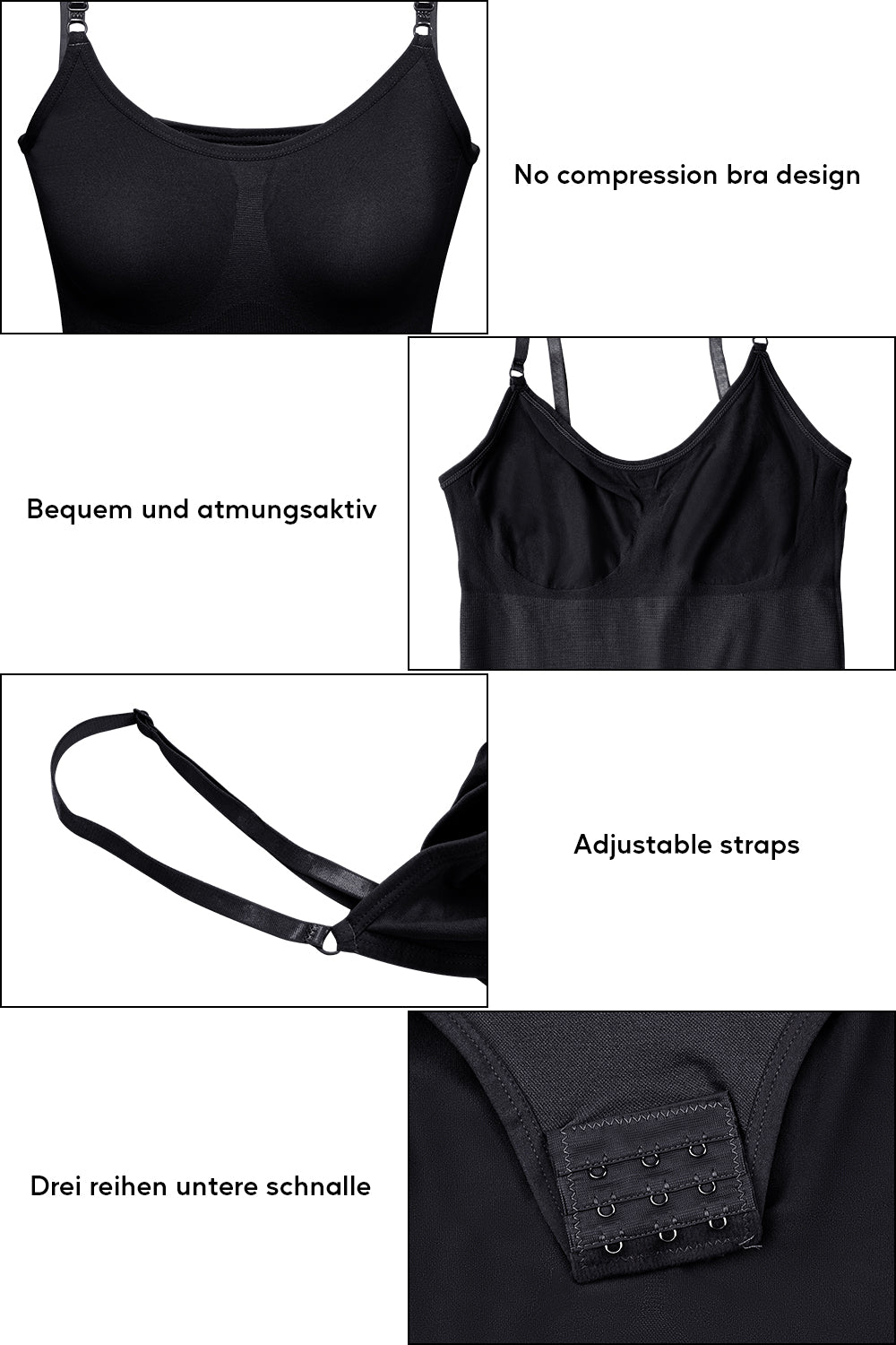 Women Tummy Control Shapewear Bodysuit
