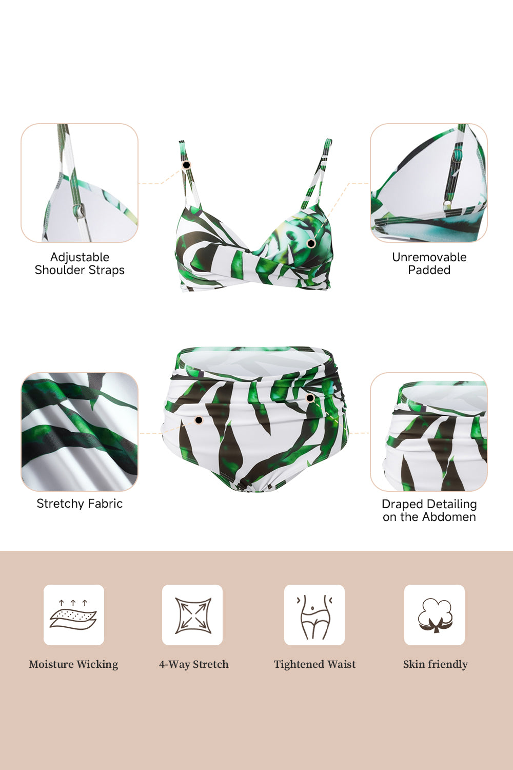 White Green Leaves
