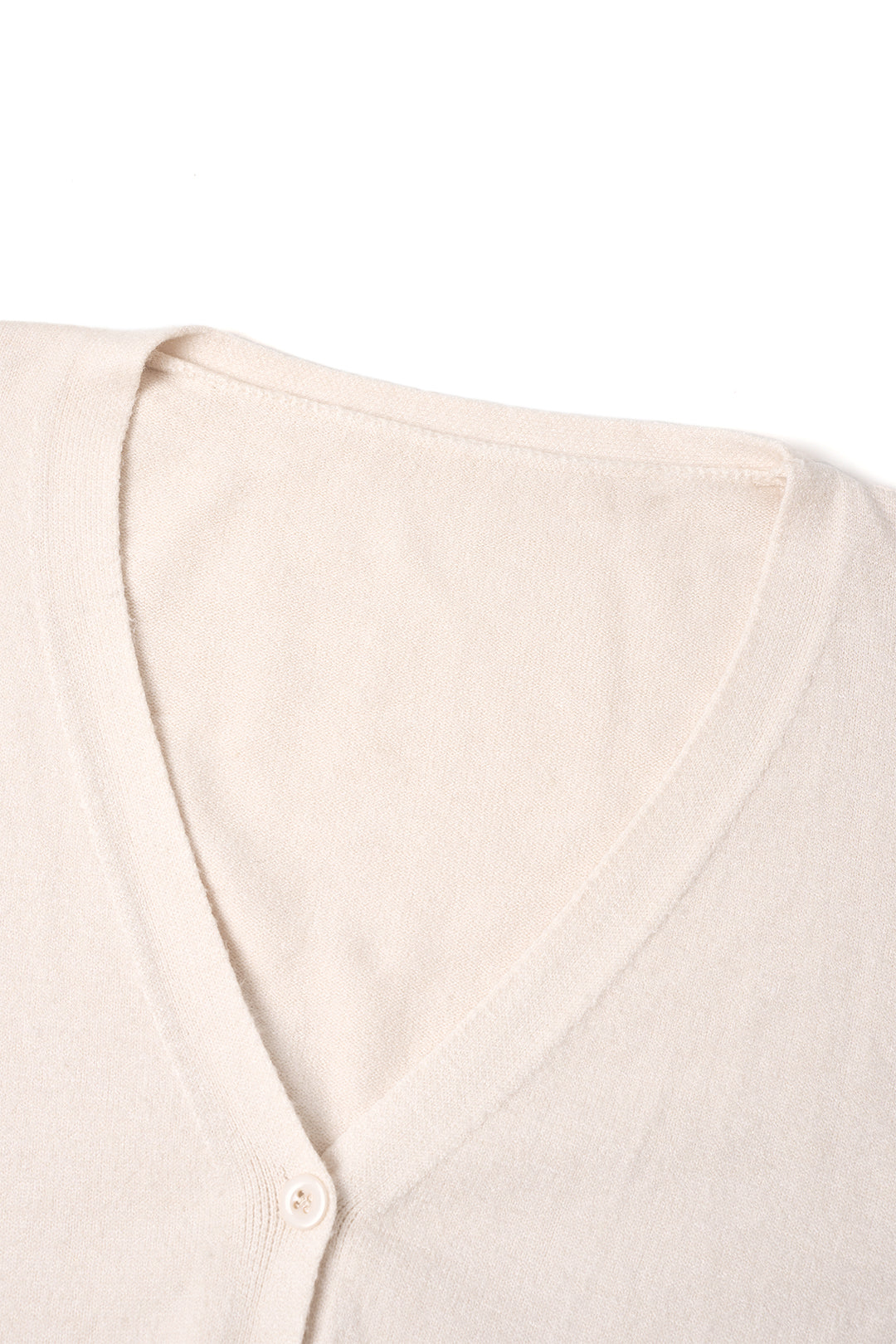 V-Neck Single Breasted Knit Cardigan