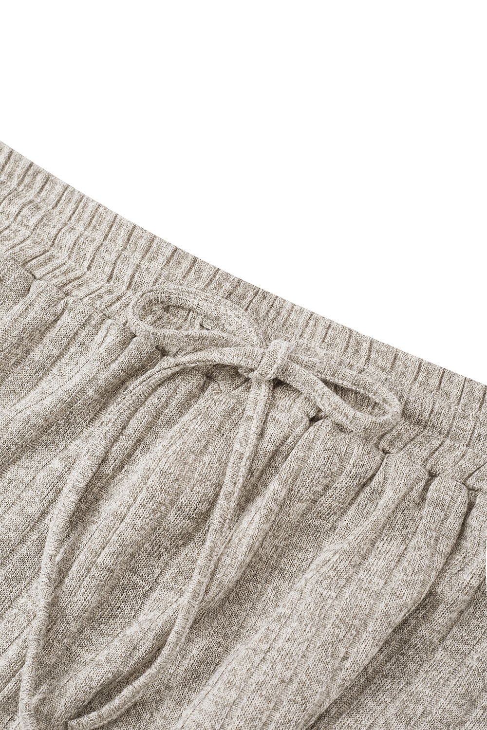 Solid Color Bold Stripe Loungewear Set